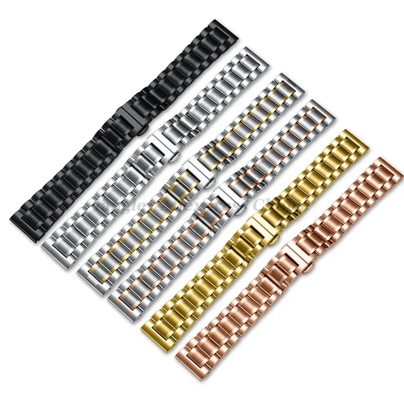 12-30 mm Big Size Stainless Steel Watch Band 14/15/16/17/18/19/20/21/22/23/24/26/28 mm Width Watches Strap Bracelet Replacement image 3