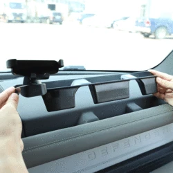 Car Co-pilot Storage Box Glove Armrest Box Mobile Phone Holder For Land Rover Defender 90 110 2020-2024 Auto Accessories