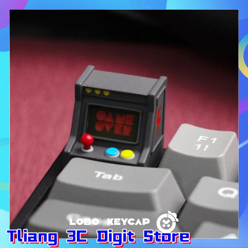 

retro game console Theme keycaps mechanical keyboard resin1pcs PC gaming keyboard Accessorie gift collection keycaps ESC key