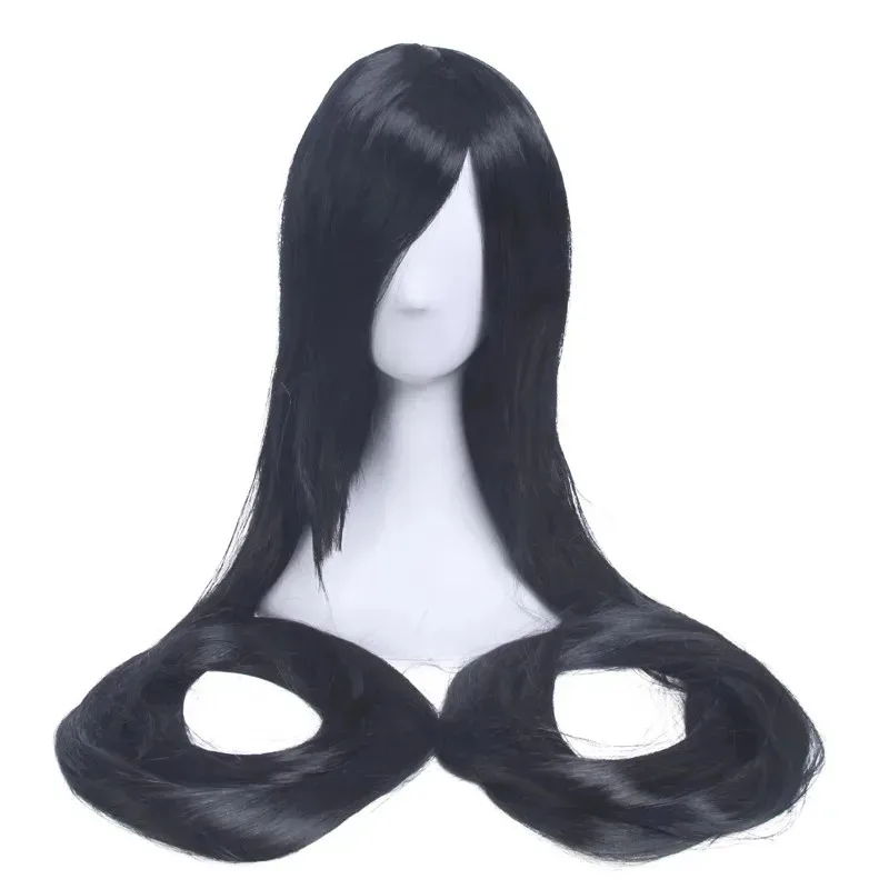 

♥ New 2025 L-email Synthetic Hair 60inch 150cm Long Blonde Wig Chobits Chi Cosplay Wigs Straight Beige Black Ha ★ Bear House