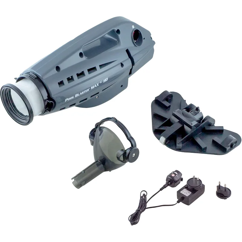 POOL BLASTER Max HD Cordless Pool Vacuum - Heavy-Duty Cleaning with High Capacity, Handheld Rechargeable Swimming Pool