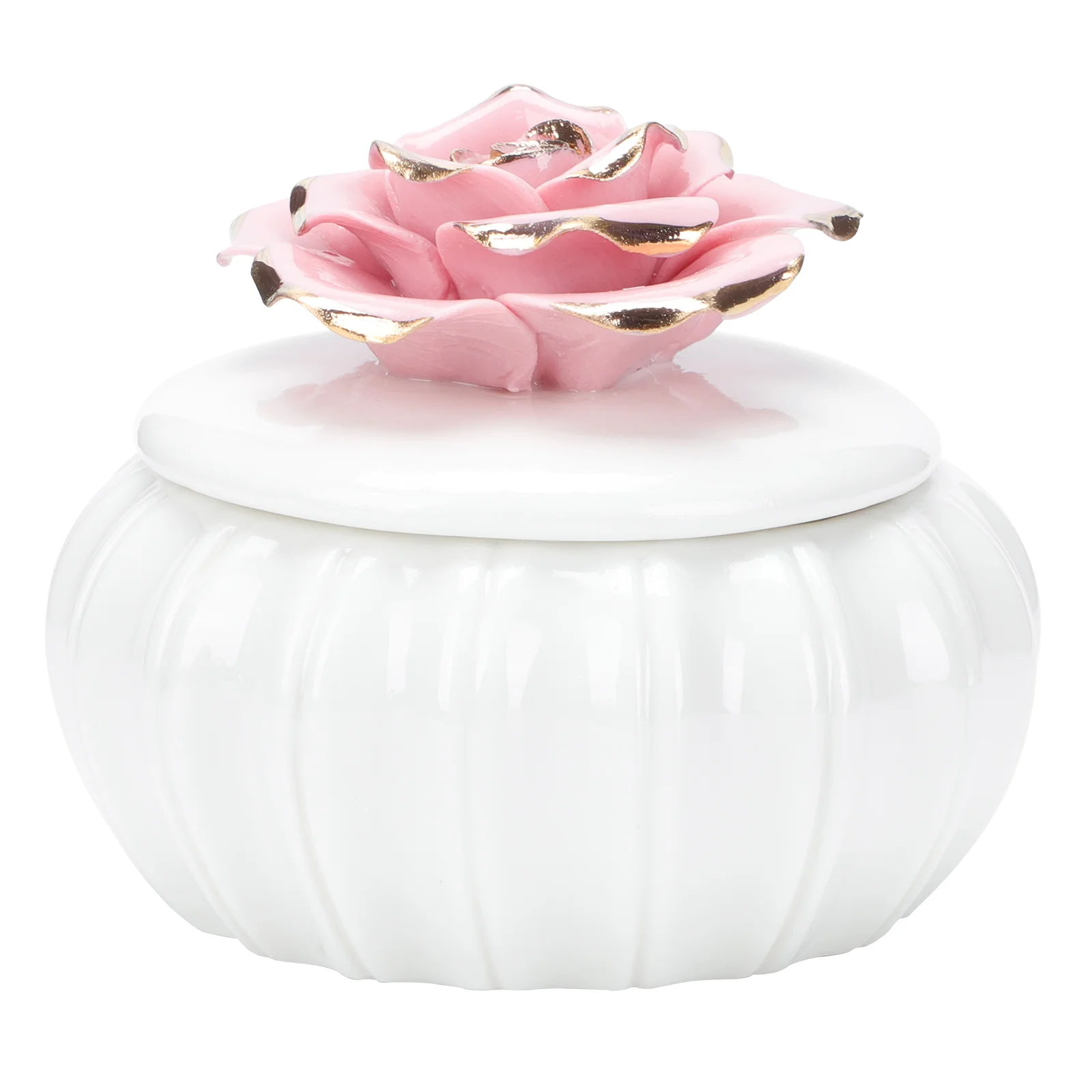 

Ceramic Jewelry Box Storage Can Container Decoration Decorate Fashion Ceramics Candy Jars with Lids