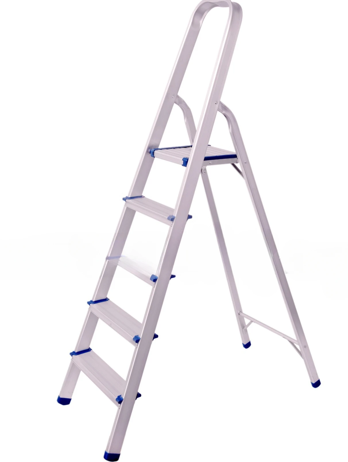 [Manufacturers selling at low prices] 5-step aluminum ladder household ladder/herringbone aluminum ladder/folding aluminum ladde