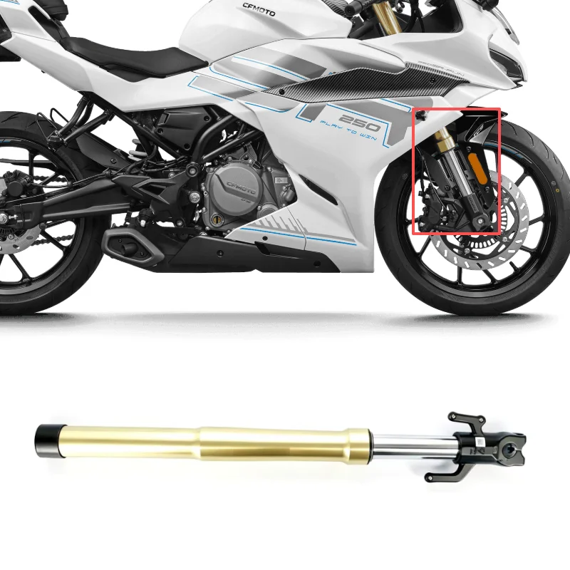 For CFMOTO 250SR-FUN Front Shock Absorber CF250-6 CF250SR-FUN Front Damper Motorcycle Original Parts
