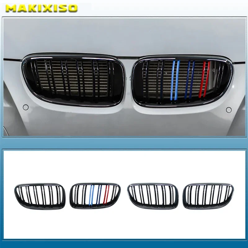 

Front Bumper Kidney Grille Dual Single Slat Grill Fit for BMW 3-Series E92 E93 M3 Coupe 2010-2013 Car Accessories