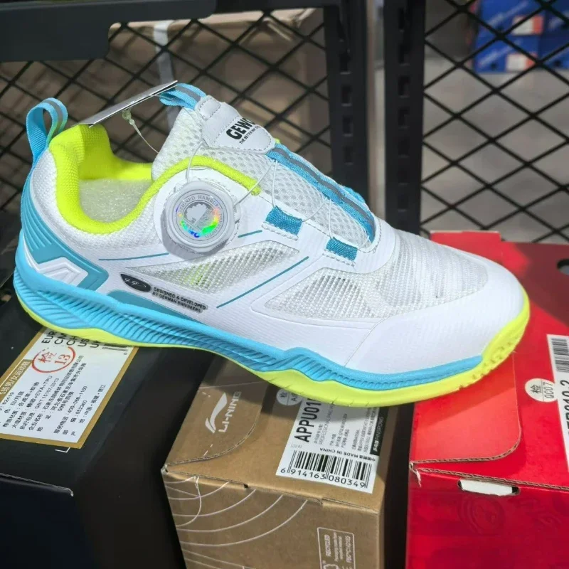 2026 Table Tennis Shoes For Men Women Quick Lacing Badminton Shoes Unisex Breathable Tennis Shoes Couples Indoor Sports Shoe