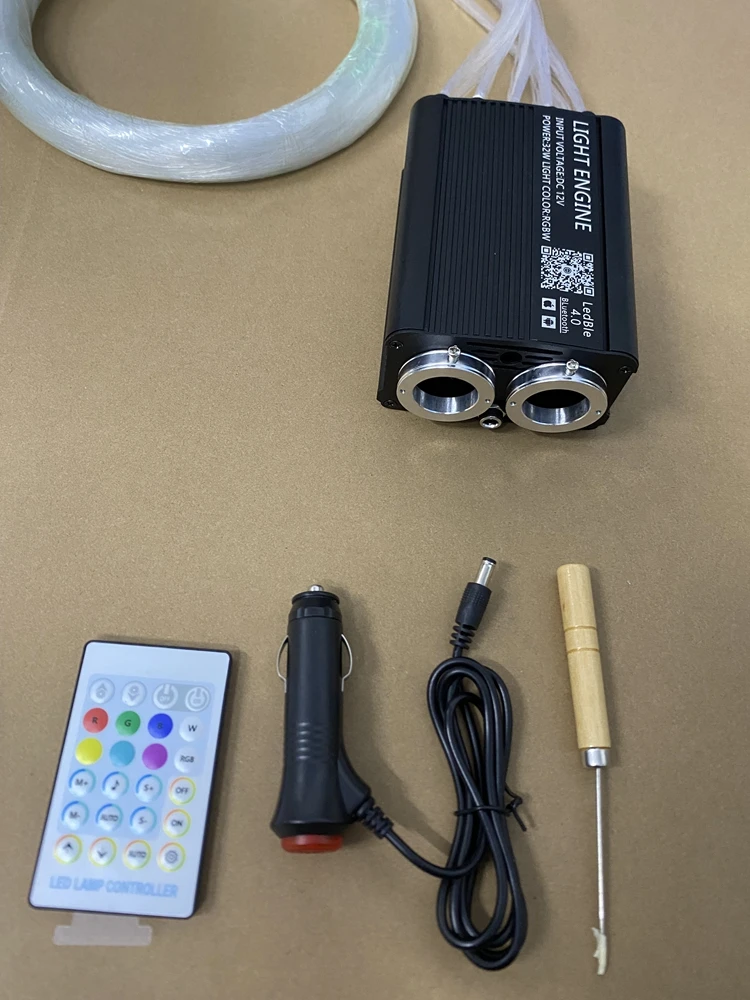 Hot Sale 32W RGBW Twinkle Starry Sky Car Interior Sunroof Light Fiber Optic Light with Shooting Star Ambient Lighting