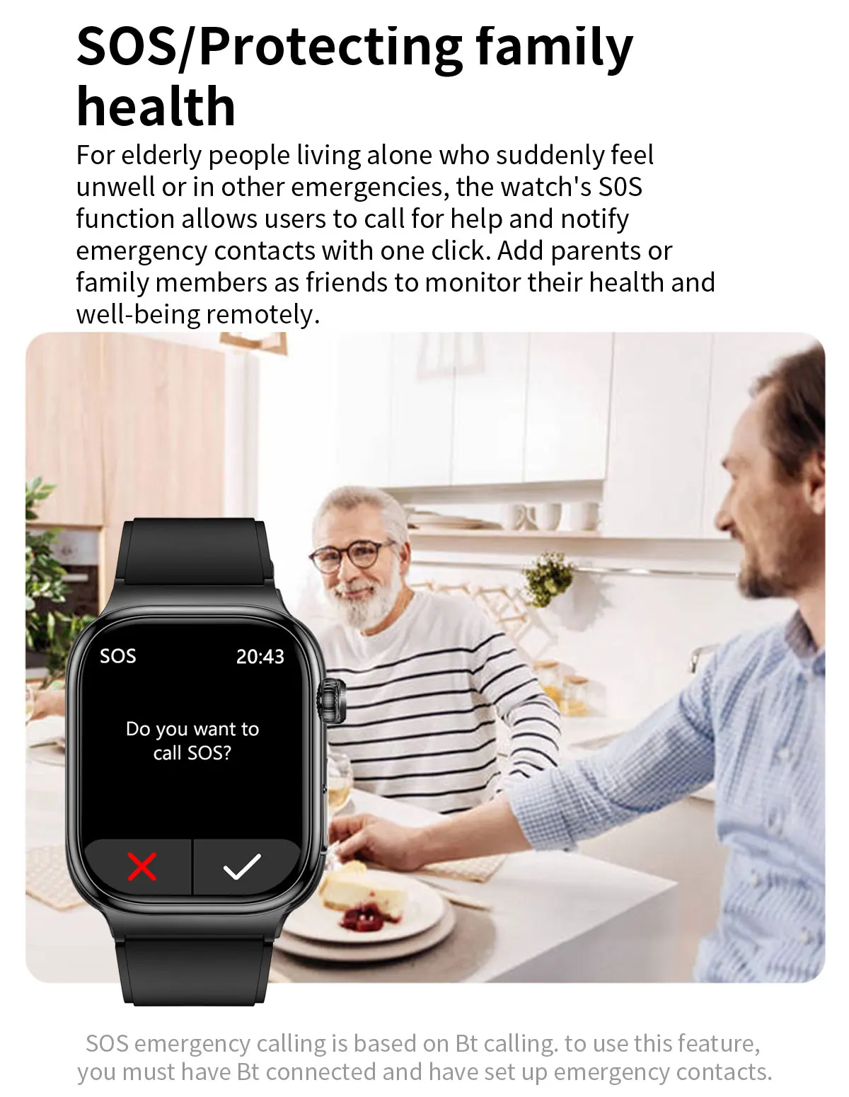 2026 Neue Krankenhausqualität Gesundheits-Smartwatch Körperfett EKG Blutsauerstoff Blutdruck Gesundheits-AMOLED-Bildschirm HD-Anruf Sport-Smartwatches für Herren – Detail 20