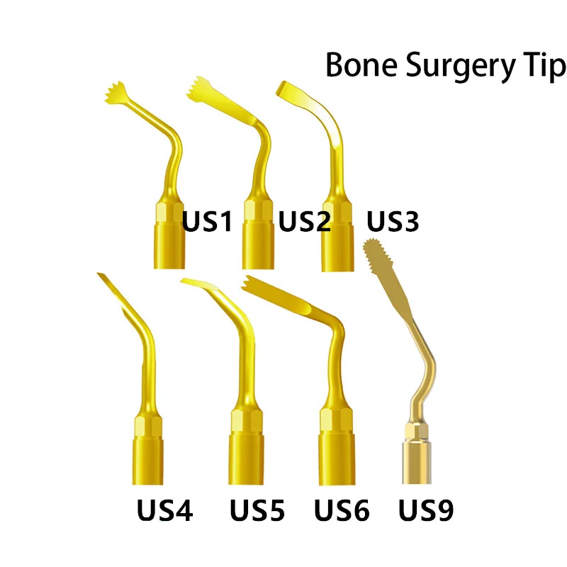 Dental Piezo Chirurgia Końcówka Dopasuj Dzięcioł Mectron Ultradźwiękowe Cięcie Kości/Implant/Sinus Lift/Skamienianie/Naksymoz Końcówki Narzędzia