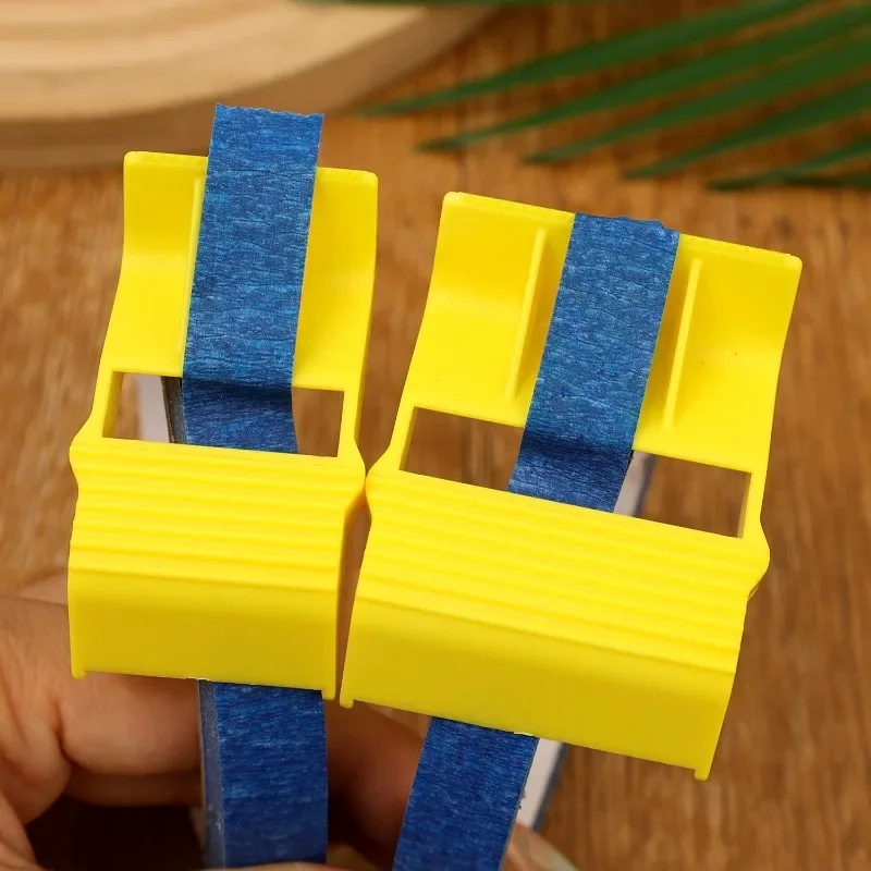 Porta nastro portatile per sigillare il taglierino, dispenser per confezionatrice di nastro in plastica di tre dimensioni per lo strumento di scrapbooking artigianale fai da te