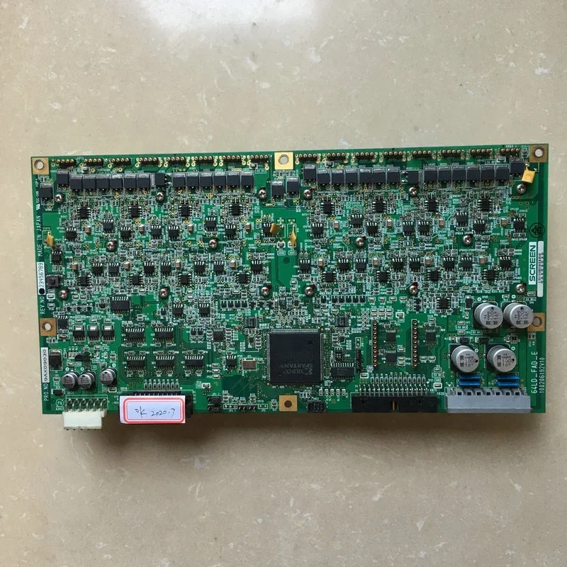 Screen CTP 64 channel Laser Drive Board MainBoard 64LD_FAD_E 100206192V10 9AX09030 Prepress Printing Machine Parts Accessories