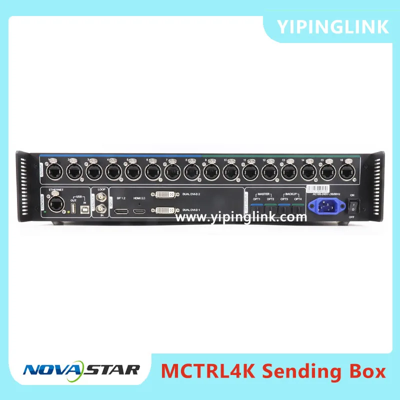 Novastar MCTRL4K Sending Box For Indoor Outdoor Stage Rental LED Display Screen Module For Concert