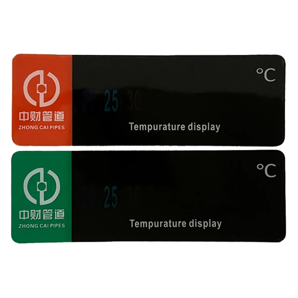 temperature sticker 20℃ to 60℃.TemperatureUnderfloor heating Manifold water separator Radiator paster