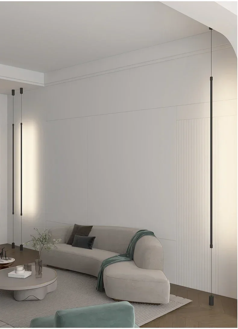 Home Decoration Led Pendant Lights Black White Modern Chandelier Pendant Lamp for Living Room Bedroom Floor Lamp Bedside Lamps