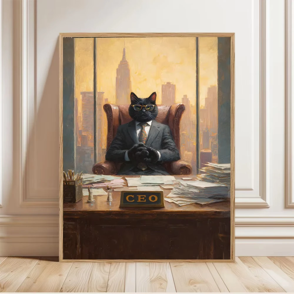 

1000 PCS Puzzles for Adults , Cat Fun Art Painting Jigsaw Puzzles Educational Games Colorful Puzzles Gifts Home Decor