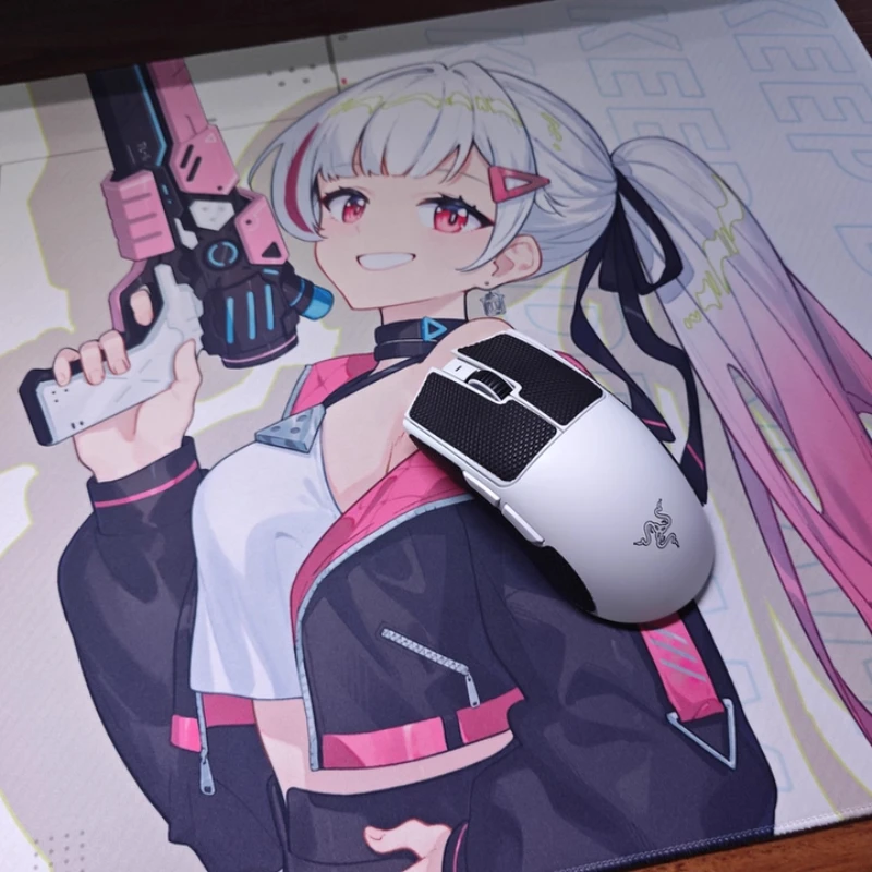 

TRASHPAD Ponytail Girl Large Mouse Pad FPS Game 3MM Rubber Mousepad Custom Desk Mat for Mechanical Keyboard Accessories Gift