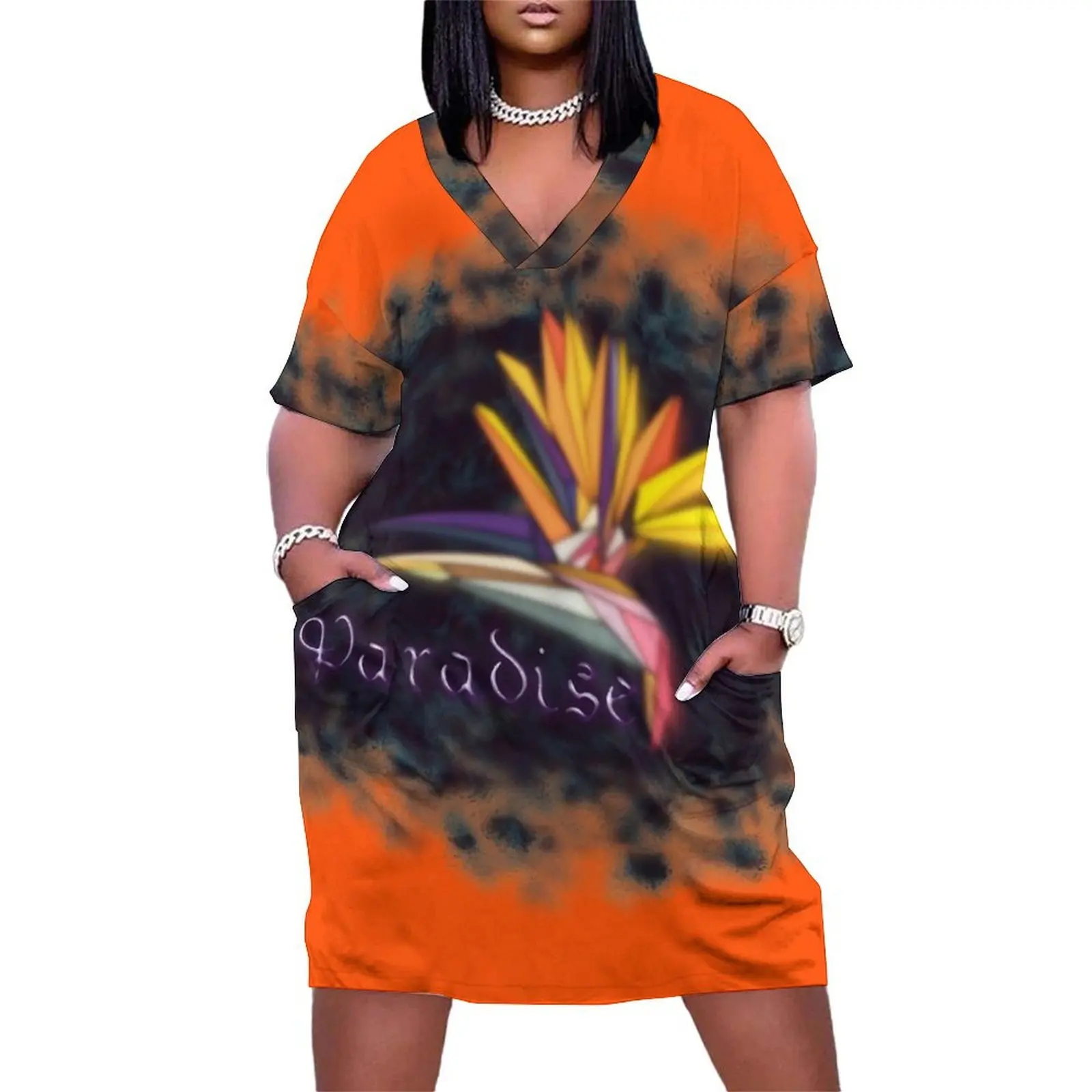 

Paradise Loose Pocket Dress summer dresses for women 2025 elegant dresses plus sizes loose women's dress