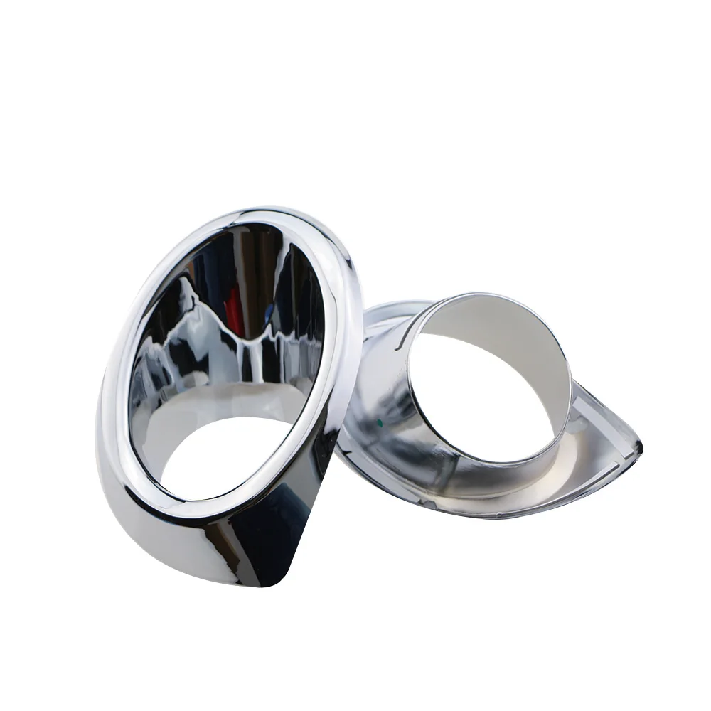 2 uds ABS cromado cabeza delantera luz antiniebla cubierta de lámpara molduras de Marcos campanas palo parte para Peugeot 3008 2013 2014 2015 2016 Accesorios