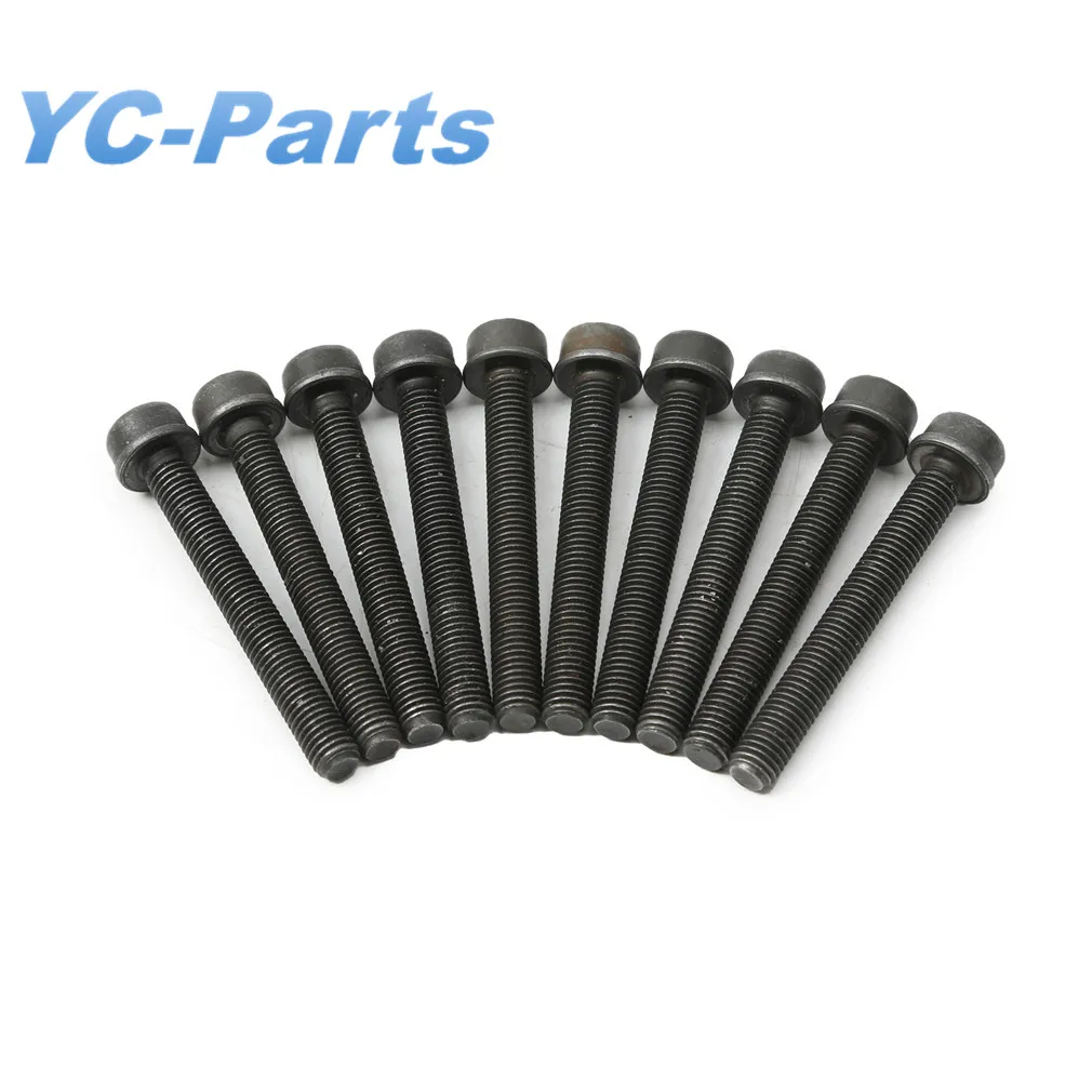 Cylinder Head Bolts 10 Pcs For AUDI A3 A5 A6 Q5 TT SEAT EXEO SKODA OCTAVIA SUPERB VW CC GOLF PASSAT