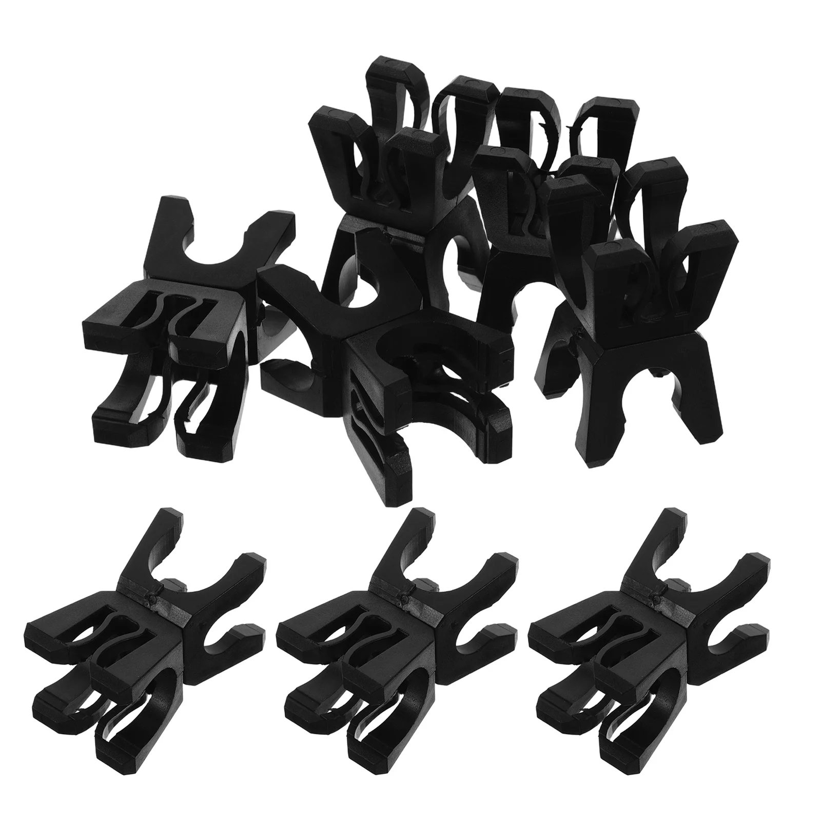 8Pcs Training Pole Buckle with Rotatable Design Weather-Resistant Plastic Sign Holder for Football Soccer Speed Training Tools