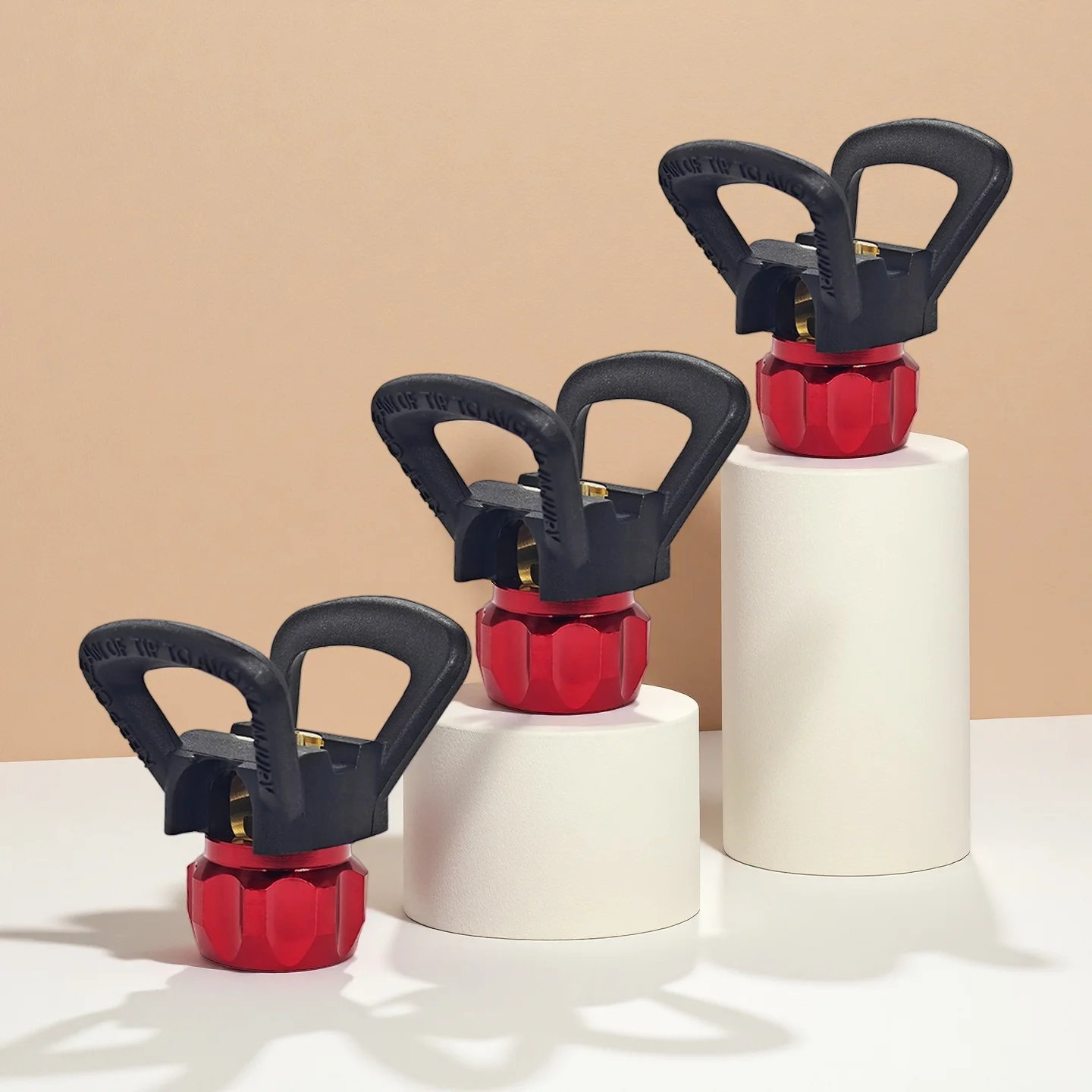 

3Pcs High-quality Drip-free Airless Paint Sprayer Nozzle Bases - Universal Replacement Holders for Spray Tips