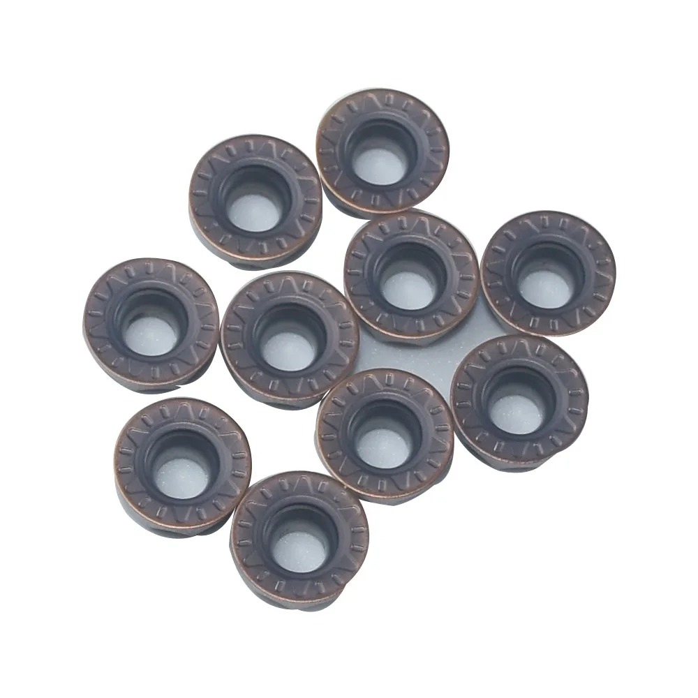Ban Đầu RPKT1204M0 YBG205 CNC Carbide Xay Miếng Tiện Dụng Cụ Cắt Cho Thép Không Gỉ