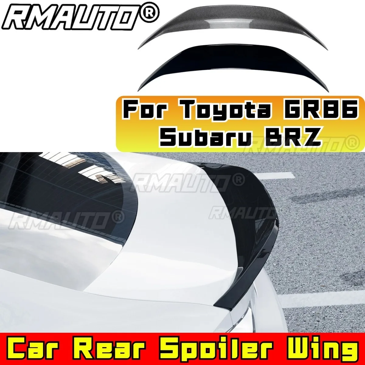 

Car Rear Trunk Spoiler Wing Modification Part For Toyota GT86 Subaru BRZ Scion FR-S 2013-2020 Rear Trunk Spoiler Wing