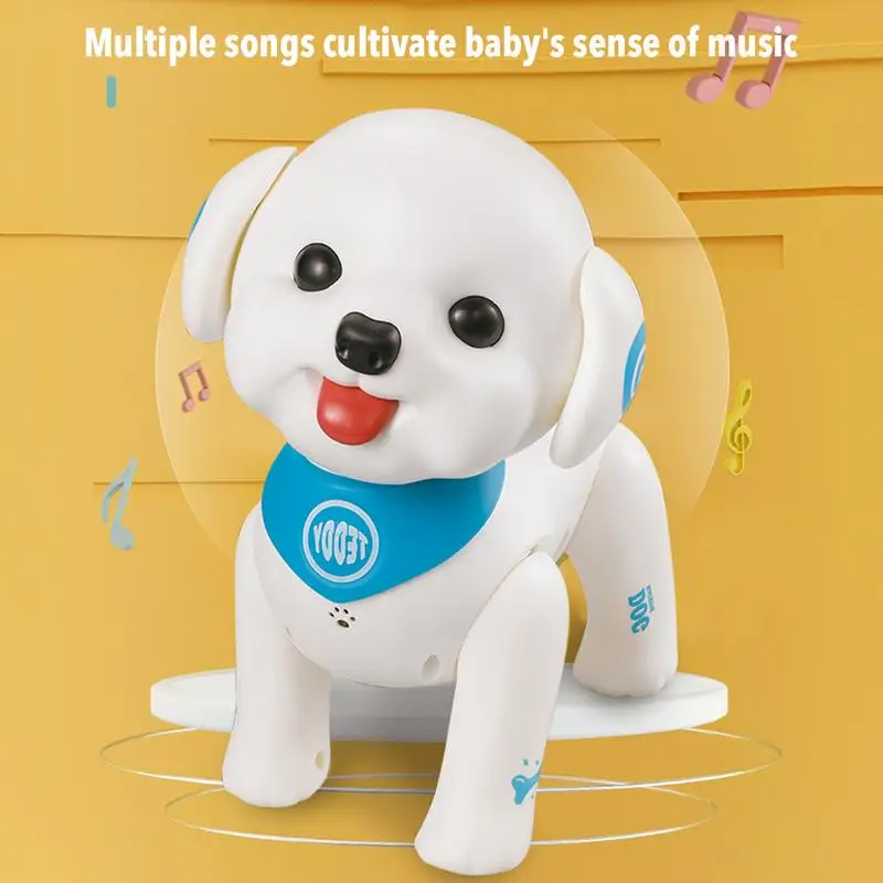 Remote Control Robot Dog Voice Control Program Singing And Shaking His Head Pet Remote Control Dog Children Toy Birthday Gift