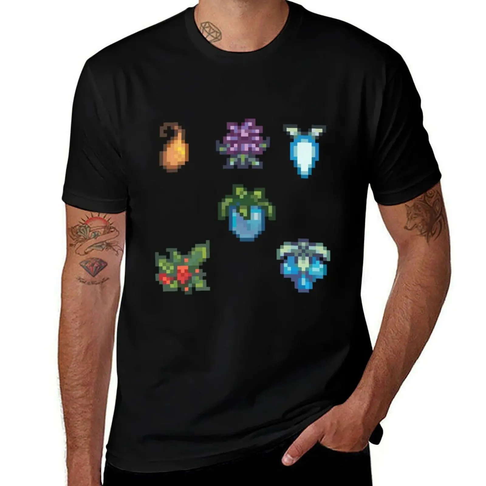 

Winter Crops Set Stardew Valley T-Shirt Sporty Casual Quick Dry T-Shirt