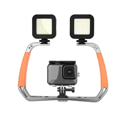 FF-F55 Diving Rig Handheld Video Dive Light Stabilizer Tray For Gopro Max Hero 11 10 9 8 7 6 5 Underwater Scuba Accessories