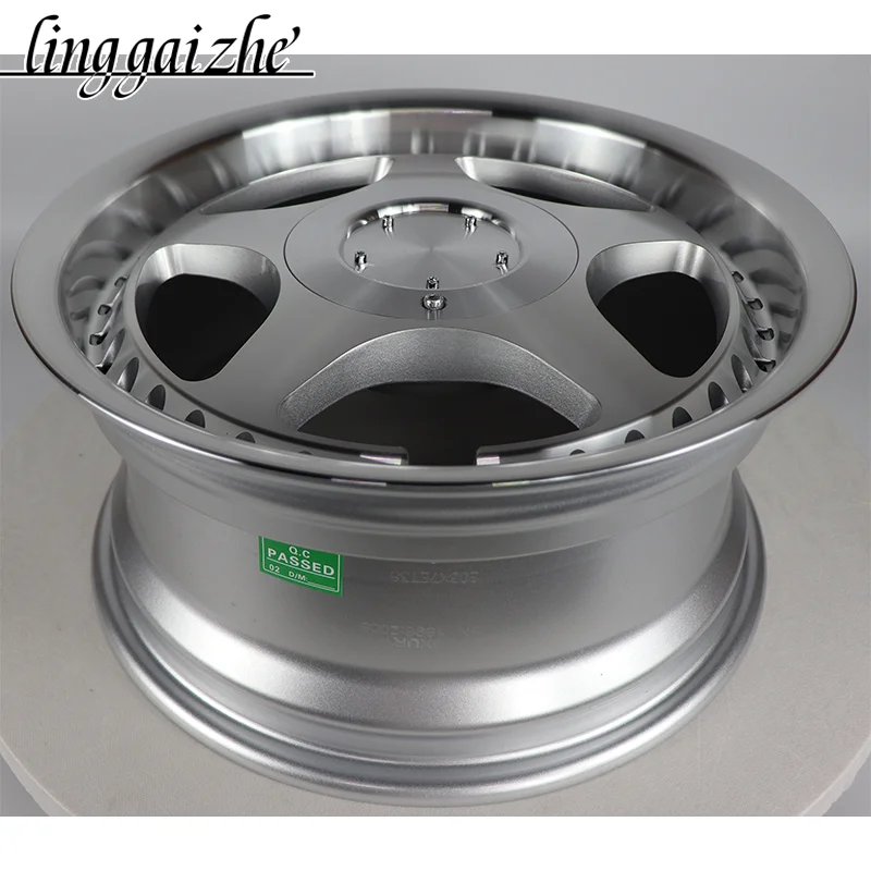 Factory wholesale 15-inch PCD 4-114.3 ET 35 rotary cast wheels for Toyota Yaris Vios Honda Fit City