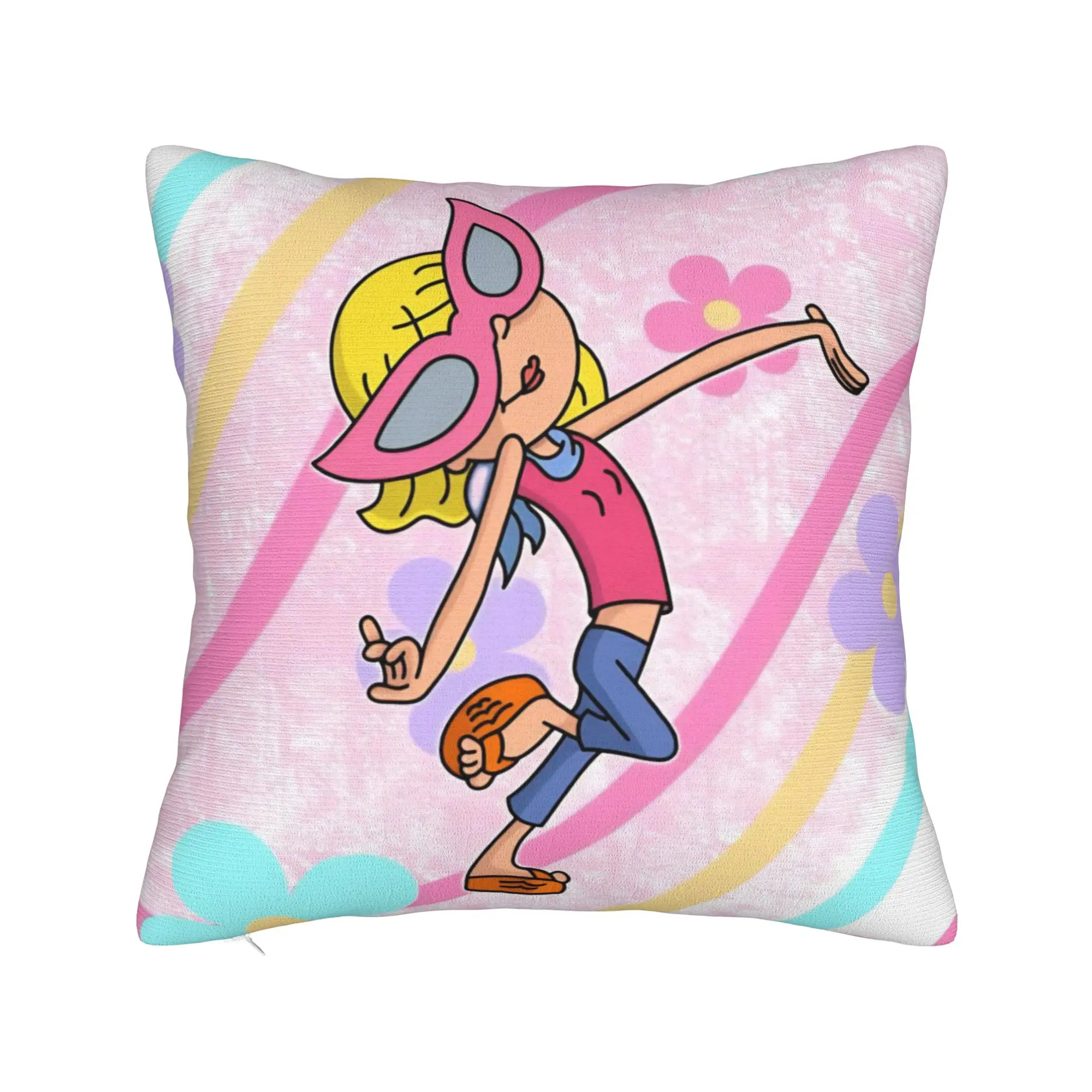 Lizzies Anime McGuires Square Pillowcases Polyester Sofa  Cushion Case Cute Decor Throw Pillow Case 40*40