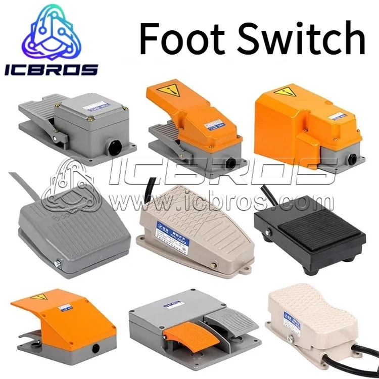 TFS-201 Foot Switch Foot Stepped EKW5A EKW5A-B Spot Welding Machine Punch Controller LT4 LT-4 Foot Switch 220 TFS201 