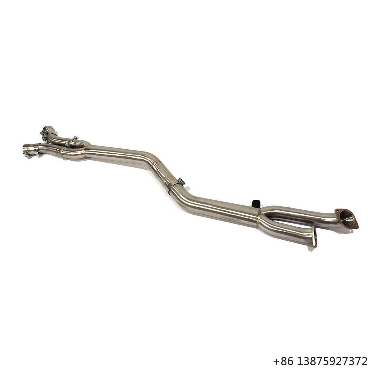 

For G87 M2 S58 3.0T T304 Stainless Steel Exhaust System 89mm Equal-length 3.5 Inches Monotube Midpipe Ecnal Product