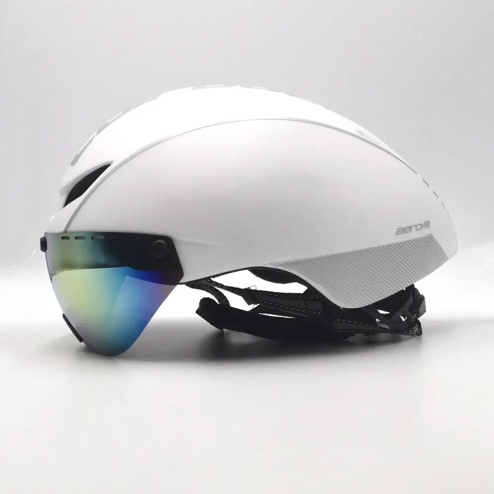 

Aero TT Cycling Helmet Lens, Road Bike Sunglasses Goggles, Outdoor Sports Replaceable Glasses Lens for Cycling Helmet 15/33