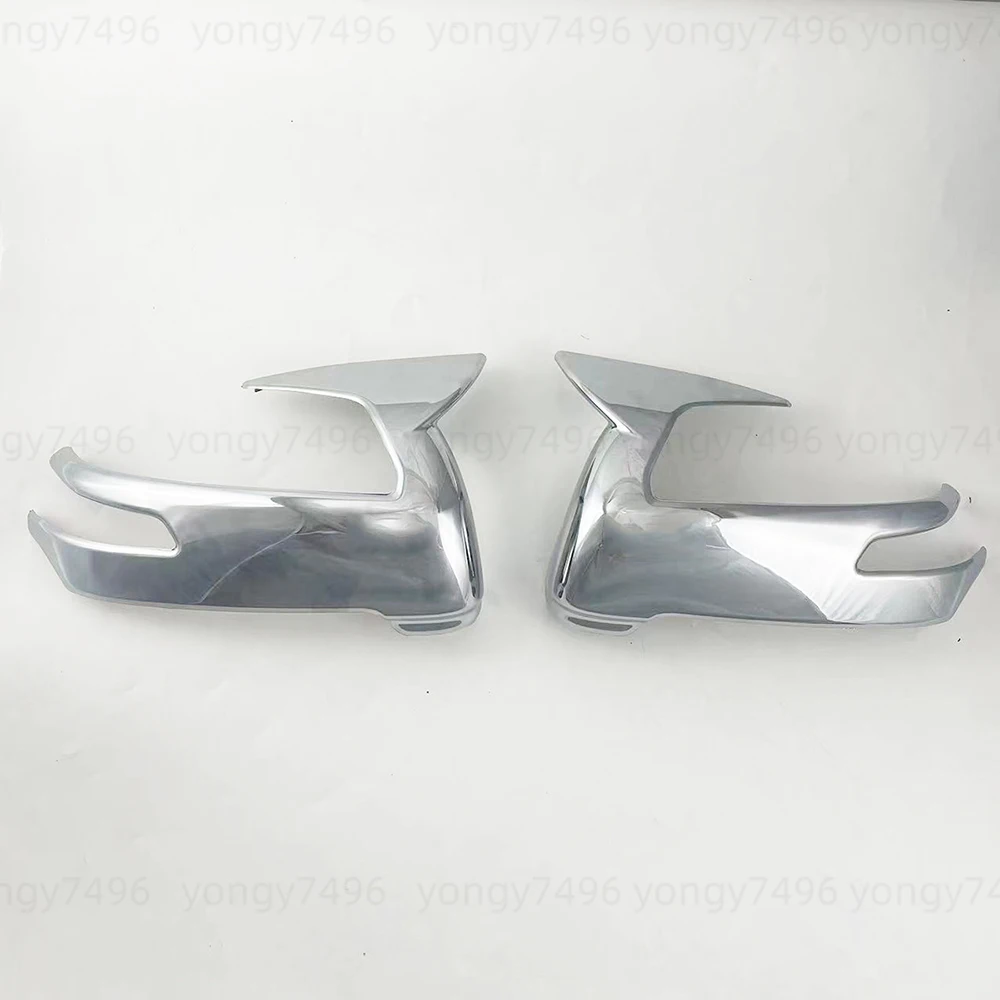 Pegatinas cromadas para coche, accesorios, cubiertas de espejo de puerta lateral, estilo de pasta embellecedora para Toyota Land Cruiser LC300 300 2021 - 2025