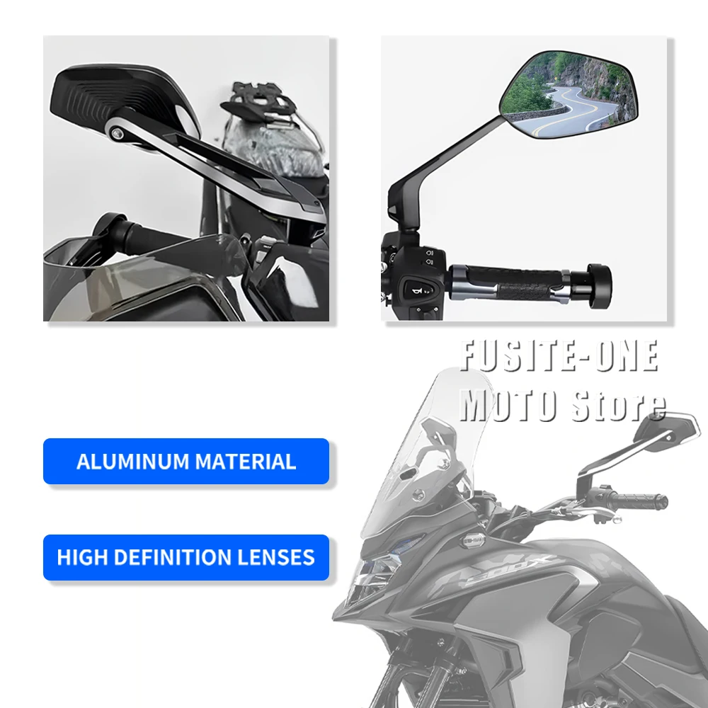 ل CB 200 X CB 200X CB200X CB400X CB 400X CB500X CB 500X 2019-2023 مغامرة دراجة نارية الملحقات الجانب مرآة الرؤية الخلفية #3