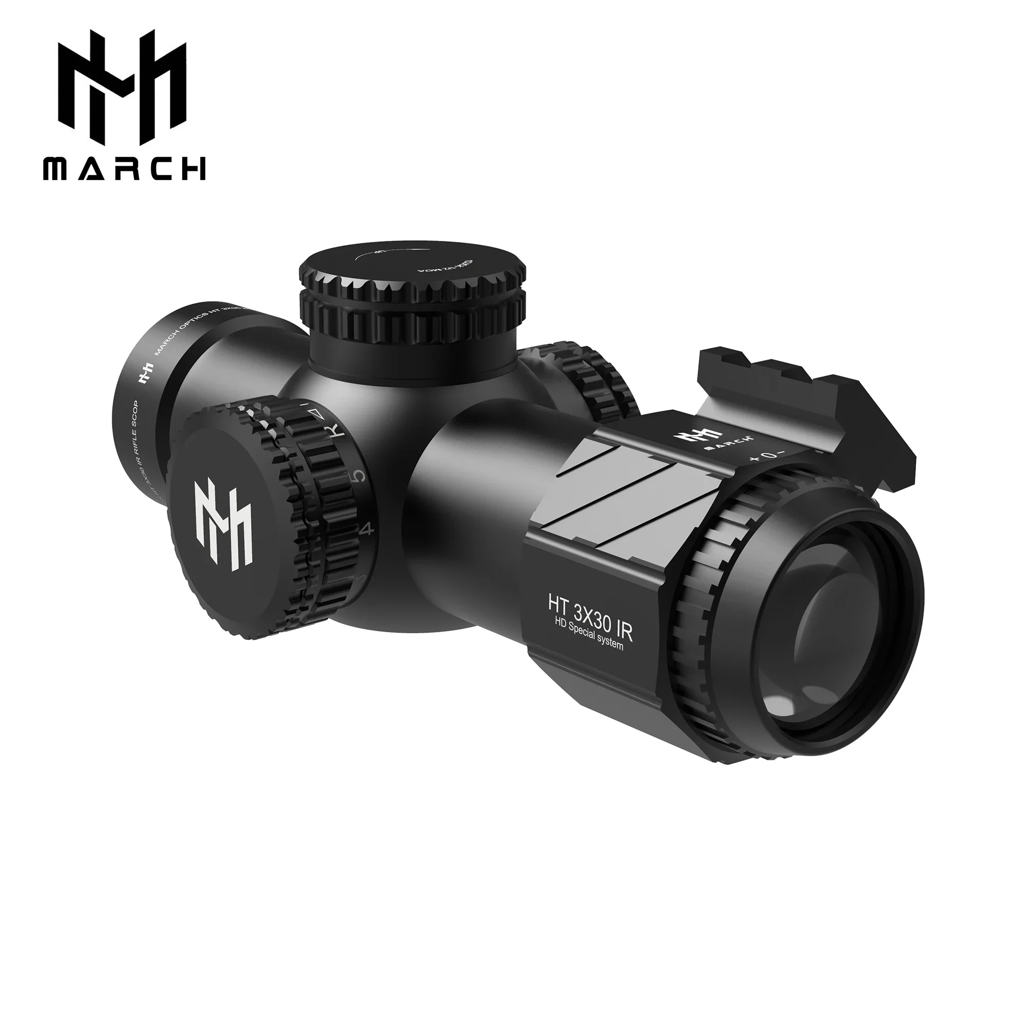 Imagem -03 - Rifle Scope para Caça ao ar Livre Compacto Vermelho Verde Retículo Airsoft Tiro Pistola de ar Óptica ht 3x30ir ht