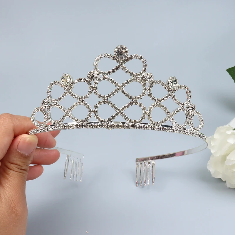 ZANLLOY Fashion Rhinestone Princess Crown Wedding Prom Hair Accessories Bridal Tiaras Birthday Party Headwear Gifts