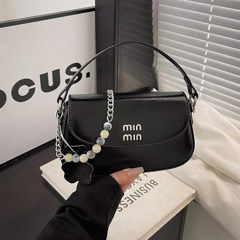 

Retro Vintage Clutch Bag With Chain Strap - High-Quality Leather Crossbody Purse For Casual Chic Outfits