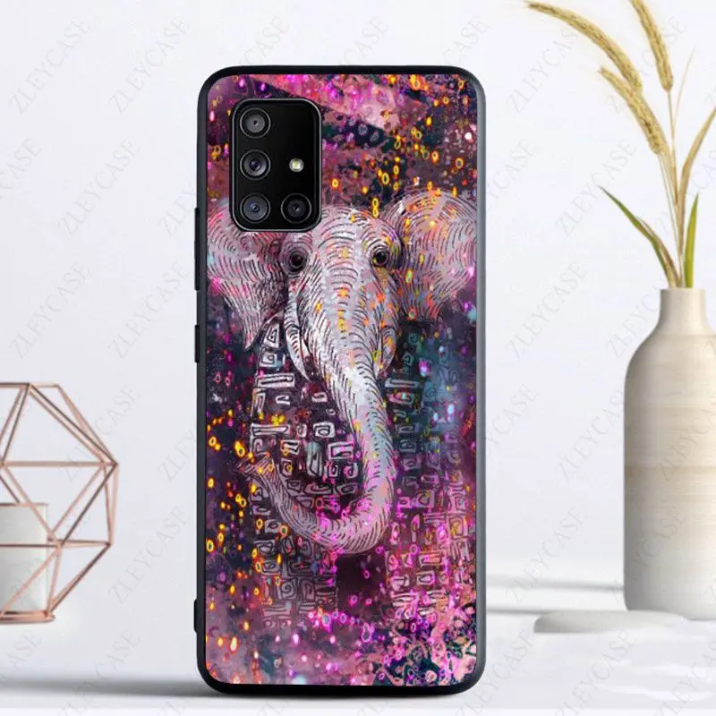 Indian elephant Phone Cover For samsung Galaxy A14 A53 A13 A12 A21S A30S A40 A22 A23 A32 A34 A50 A51 A52S A54 A70 A71 A73 case