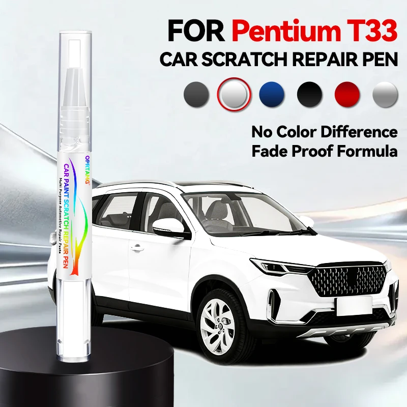 

Ручка для ремонта автомобильной краски Pentium T33, аксессуары для устранения царапин на краске Pentium T33, цвета: серый, черный, белый, зеленый, красный.