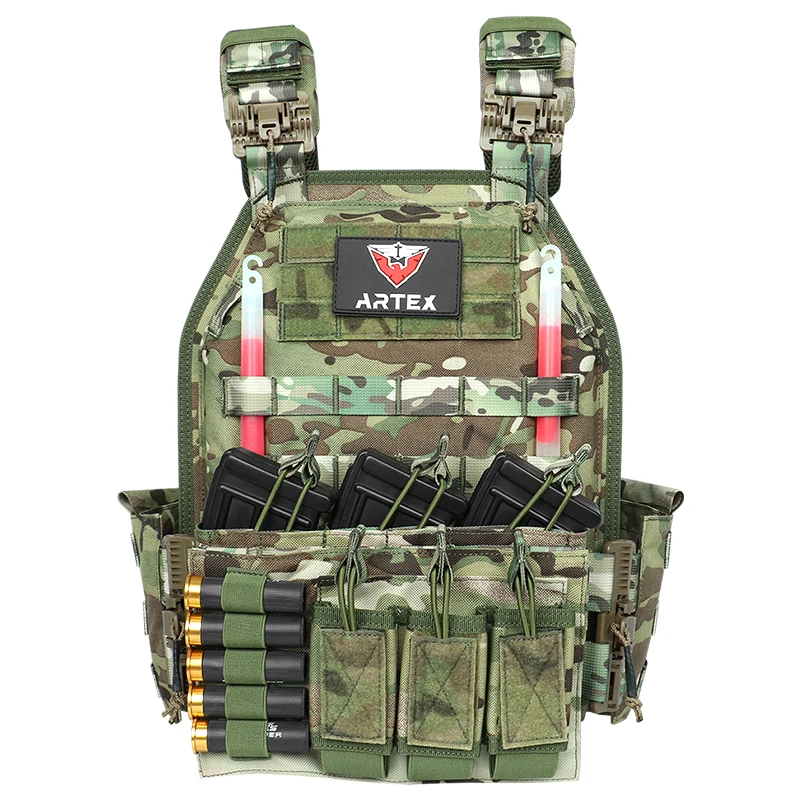 Artex's new outdoor multifunctional Molle waterproof quick-release Tactical vest M4 Magazine Hunting vest