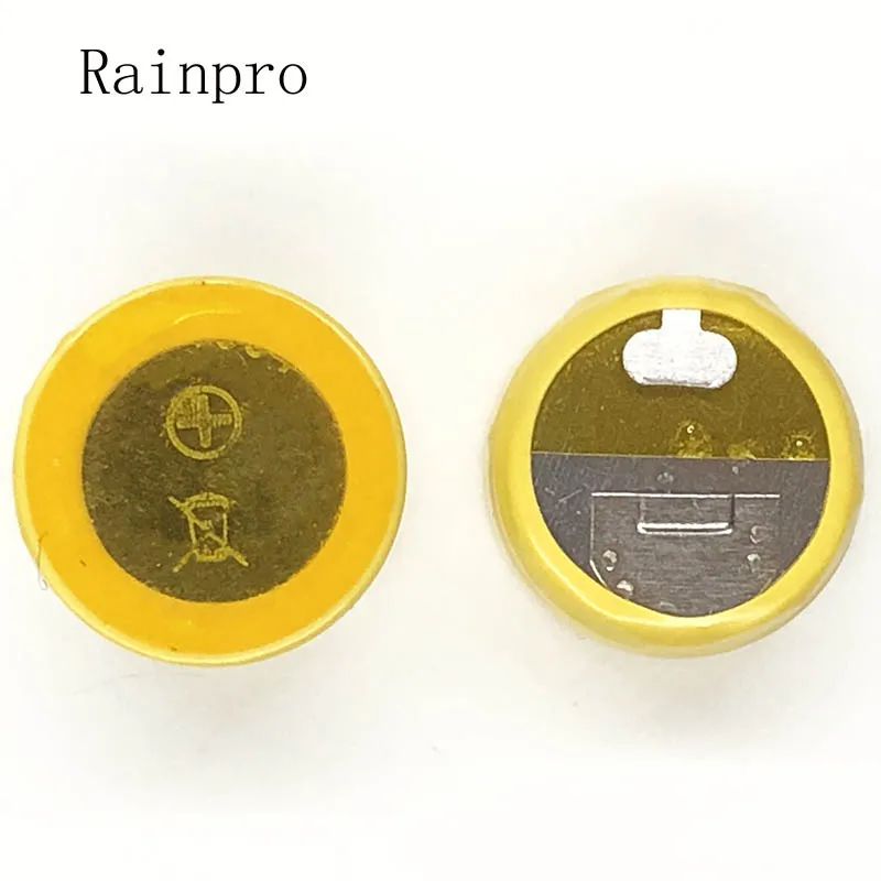 100 قطعة/الوحدة LIR1054 40mAh 3.6V بطارية زر قابلة للشحن ل TWS سماعة رأس بخاصية البلوتوث ملابس ذكية