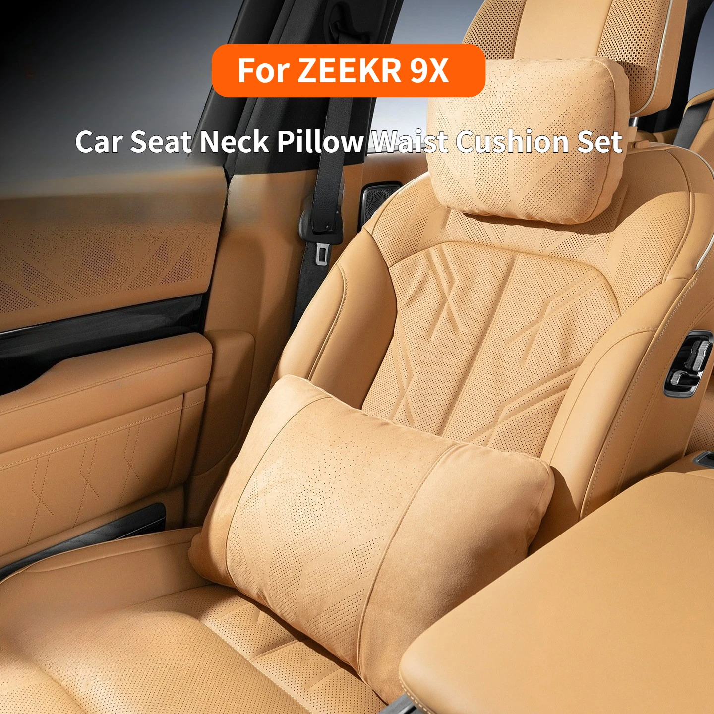 

Комплект подушек для сидений ZEEKR 9X: подушка для шеи и поясничная подушка из пены с эффектом памяти, аксессуары для салона автомобиля