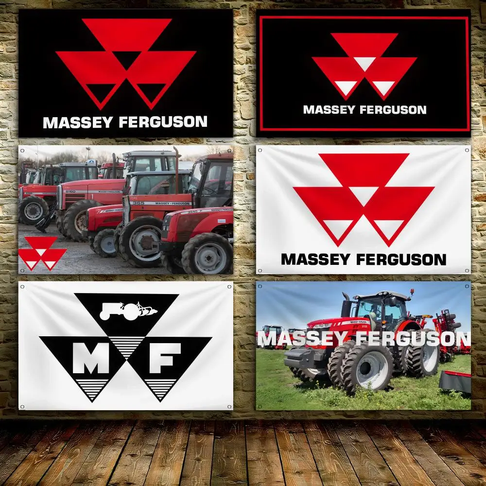 M-MASSEY F-FERGUSONs Flags Custom Wall Hanging Background Art Banner For Bedroom Home Living Room Outdoor Decor