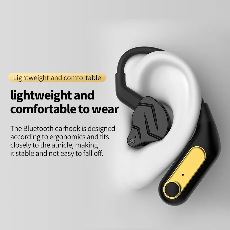 KZ AZ15 True Wireless Ear Hook Bluetooth-Compatible 5.2 Wireless Earphones TWS Touch Control Earbuds Headphones Type C Headset