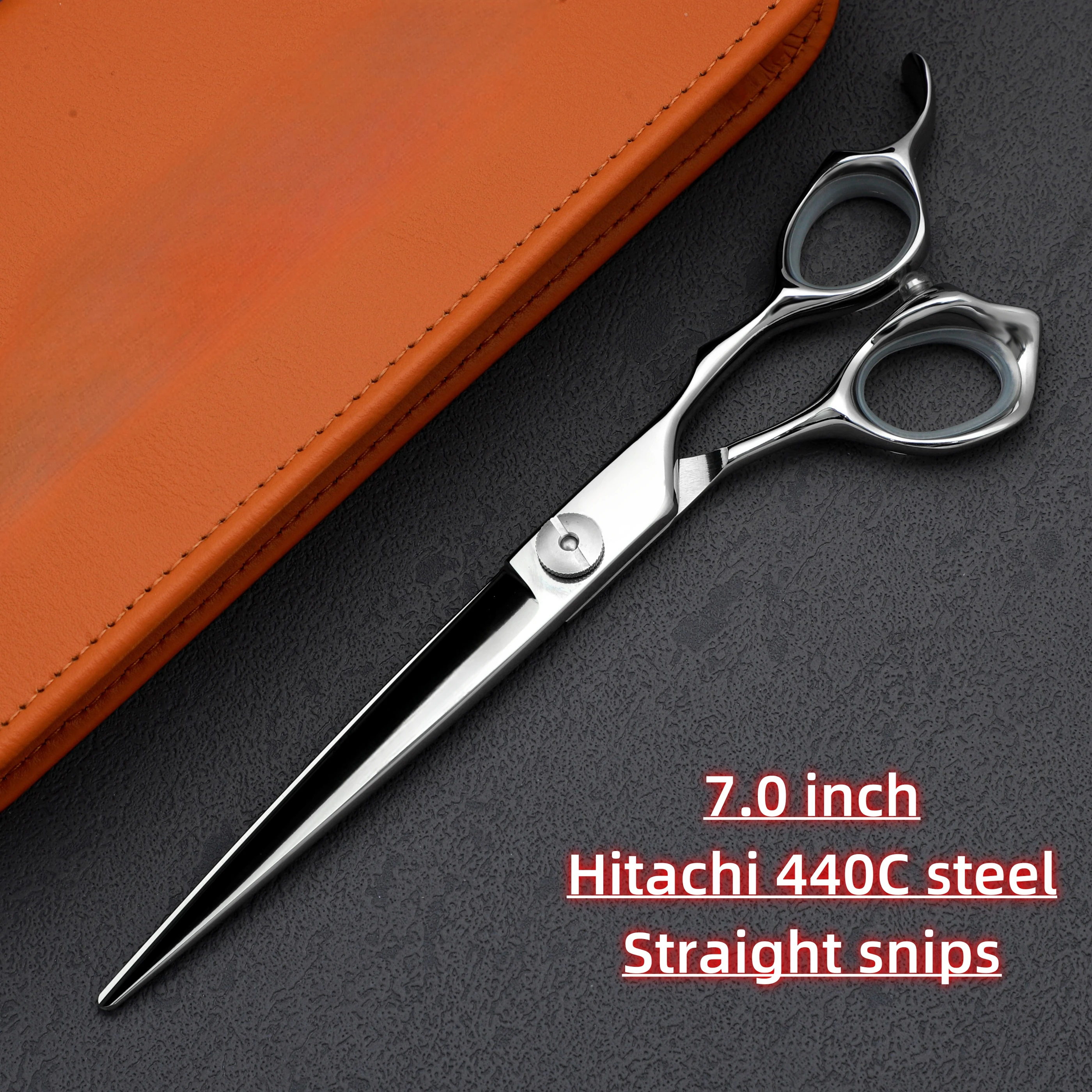 Original Hitachi 440C steel scissors Professional hairdressing scissors hair cutting thinning Set of 5.5-6 inch babershop tools