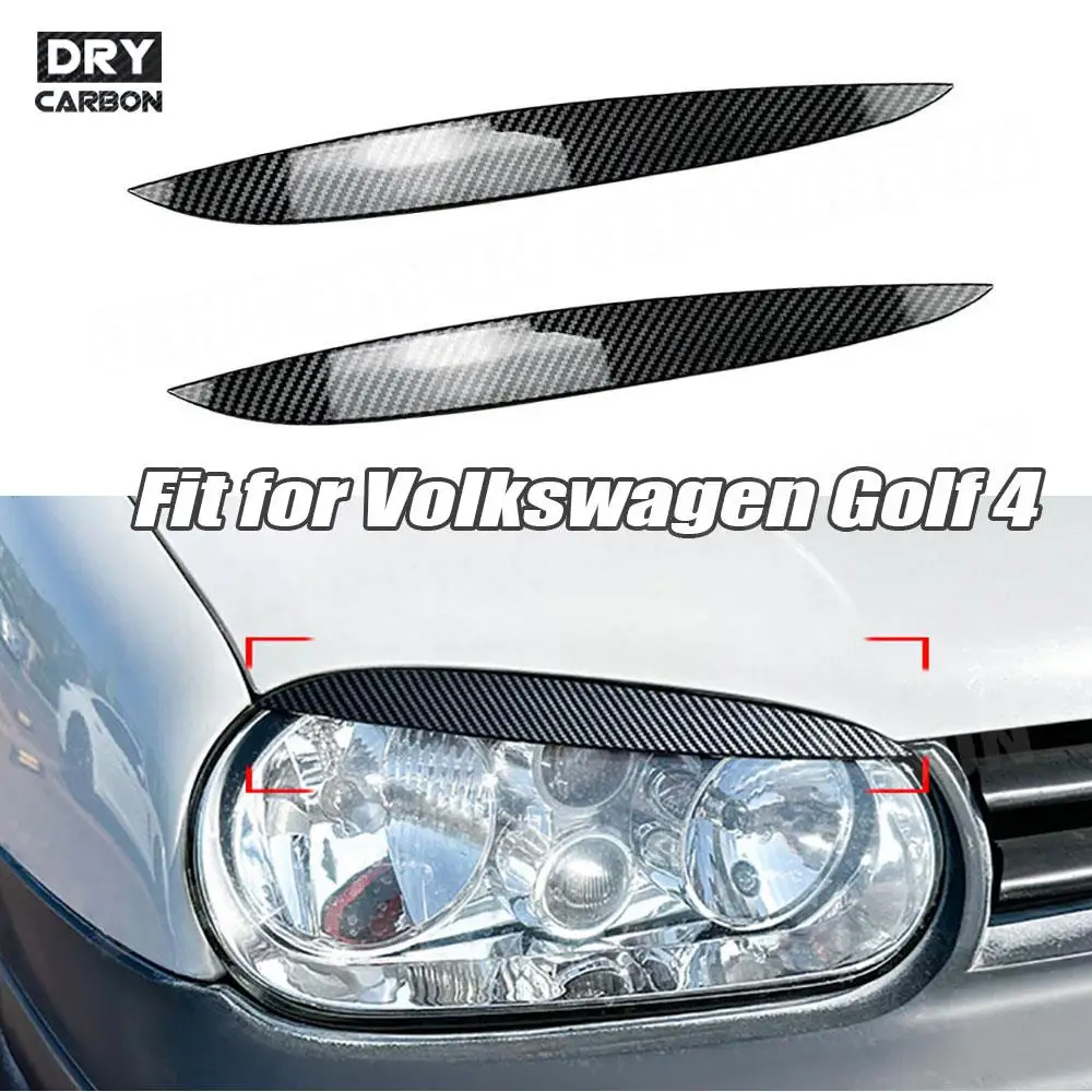 

Car Headlight Eyebrow Eyelids Cover Trim Decoration Stickers for Volkswagen VW Golf 4 MK4 1997-2006 Bodykits Accessories