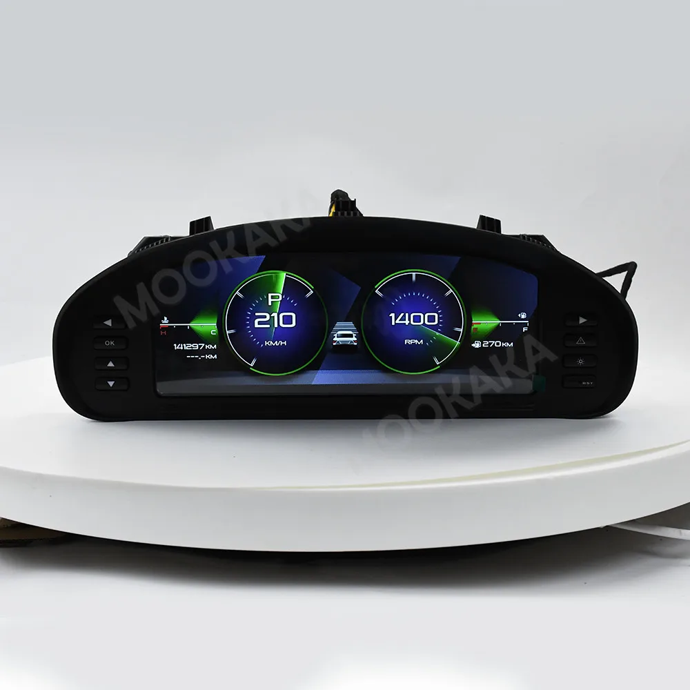 For Peugeot 407 2004-2010 Car LCD Dashboard Digital Cluster Virtual Cockpit Instrument Speedometer Multifunctional